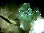 A photo of the mineral apophyllite