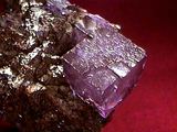 A photo of the mineral fluorite