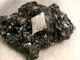 A photo of the mineral galena