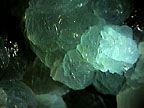 A photo of the mineral prehnite