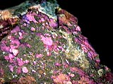 A photo of the mineral purpurite
